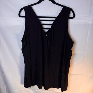 Black Sleeveless Top